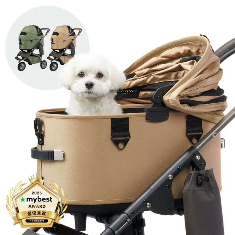 【美品】AIRBUGGY エアバギー for Dog ペットカート ドームM 20kgまでOK！キャビン広々＆180度開閉ルーフになった 待望の新モデル